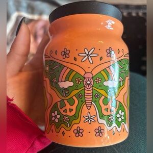 Orange Butterfly Jar